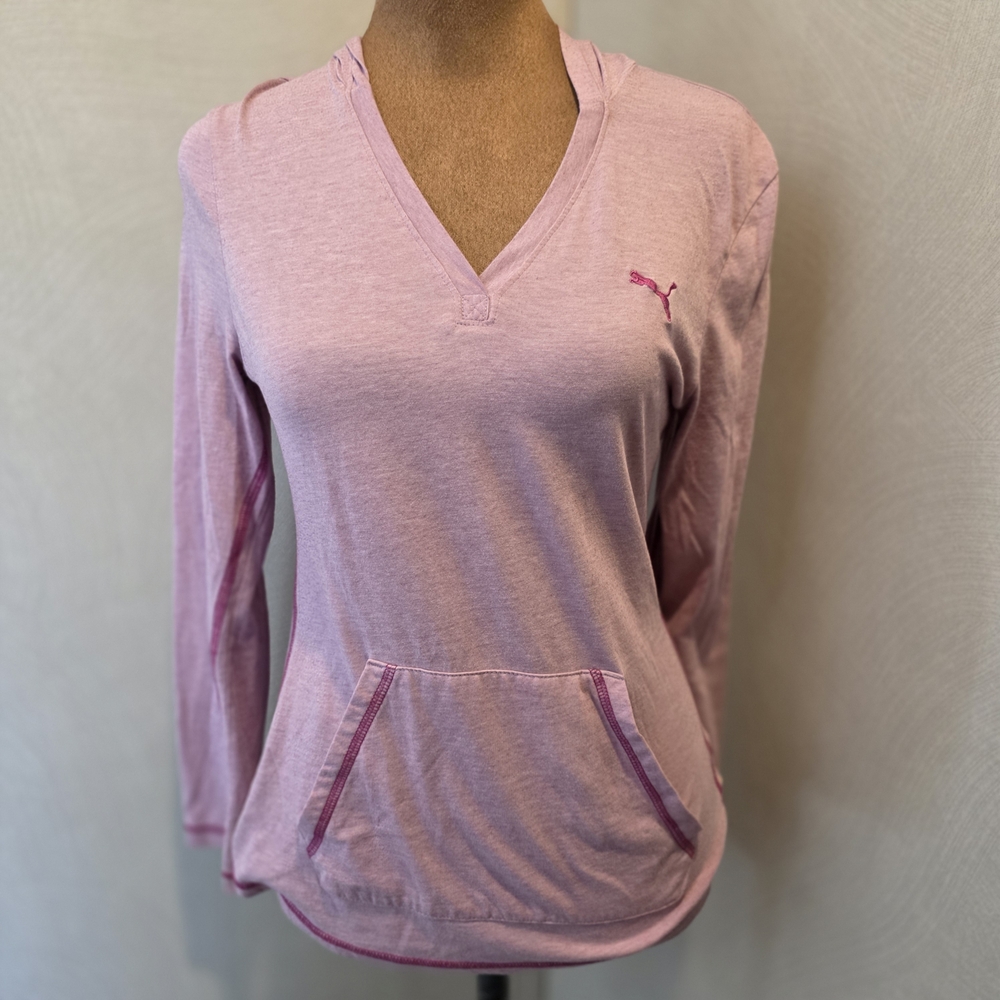 Puma Women's Pink Hoodie Top